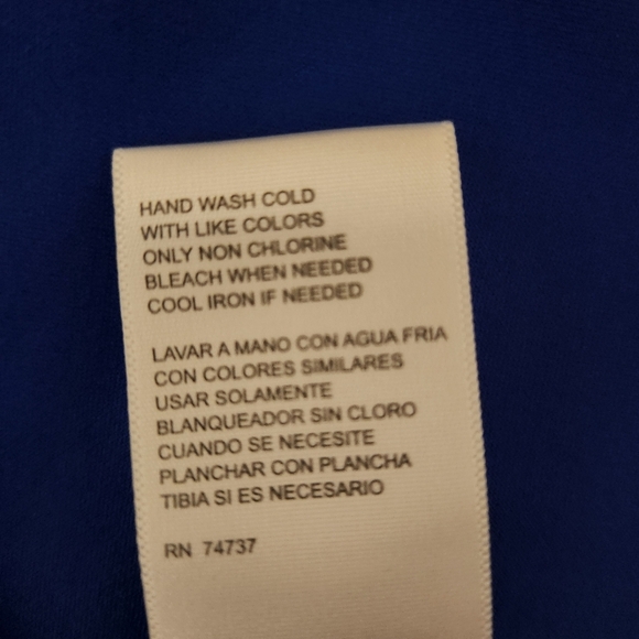 SHELBY &PALMER WOMEN'S  SIZE 14 BLUE SLEEVELESS DREES. - Picture 3 of 7